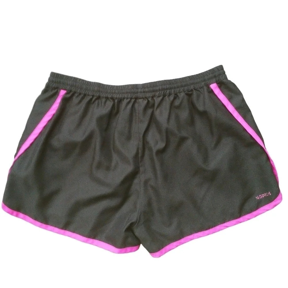 K-Swiss  Lightweight Jogging Shorts Black Pink S